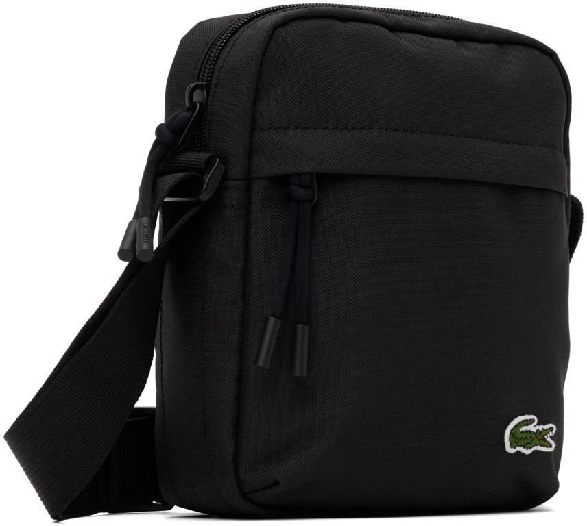 商品Lacoste|Black Zip Crossover Messenger Bag,价格¥571,第2张图片详细描述