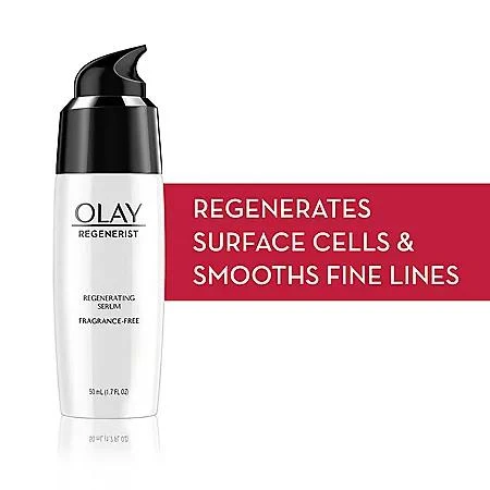 商品Olay|Olay Regenerist Regenerating Serum, Fragrance-Free (1.7 fl. oz., 2 pk. + 0.5 fl. oz.),价格¥365,第3张图片详细描述