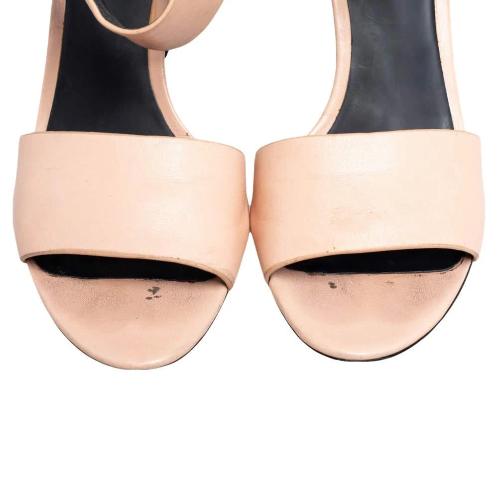 Alexander Wang Beige Leather Button Detail Ankle Cuff Sandals Size 40 商品