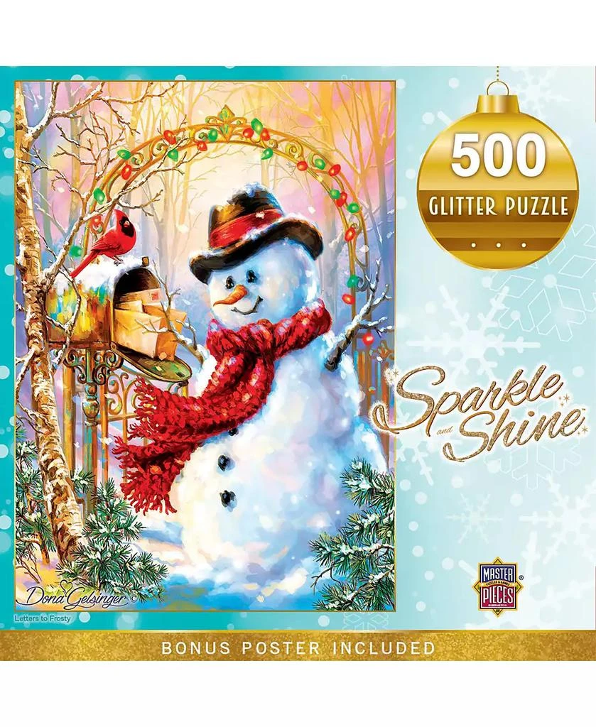 商品Crayola|Holiday Glitter Puzzle - Letters to Frosty - 500 Piece,价格¥99,第2张图片详细描述