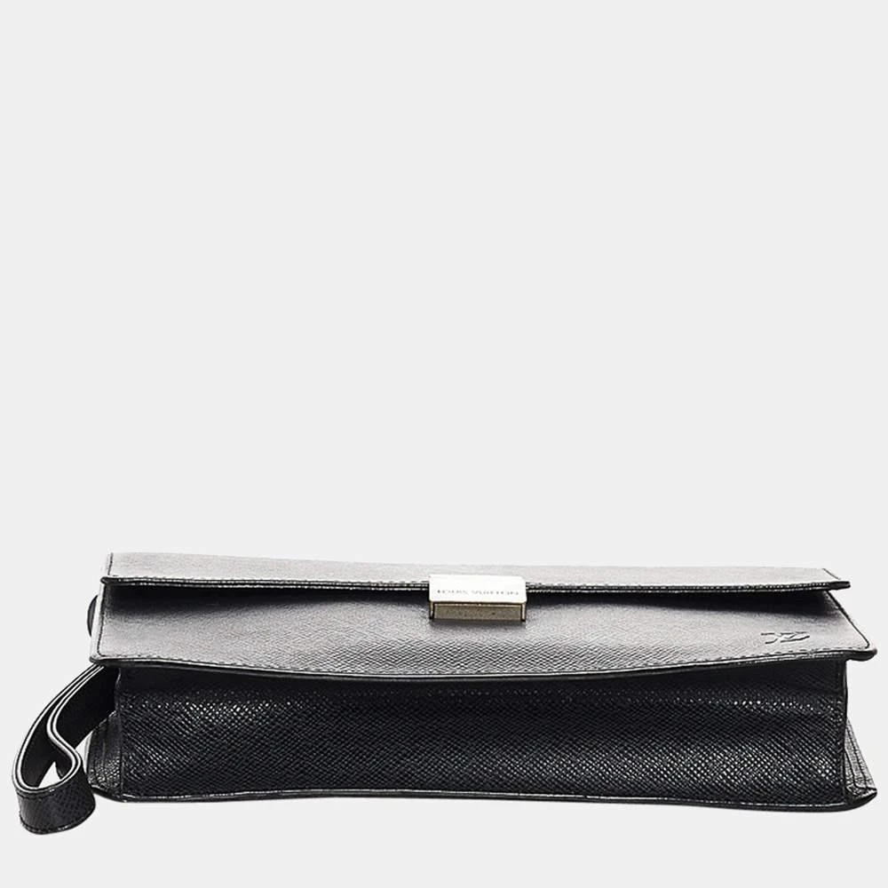 商品[二手商品] Louis Vuitton|Louis Vuitton Black Taiga Selenga,价格¥4037,第4张图片详细描述