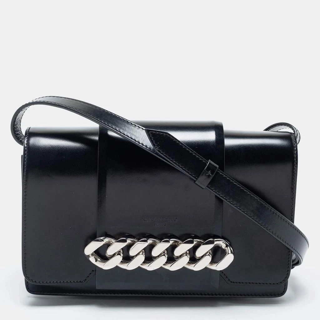 商品[二手商品] Givenchy|Givenchy Black Leather Small Infinity Shoulder Bag,价格¥5553,第1张图片