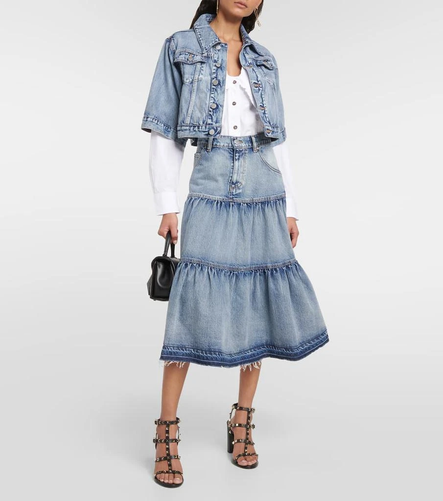 商品RED Valentino|短款牛仔夹克,价格¥6951,第2张图片详细描述