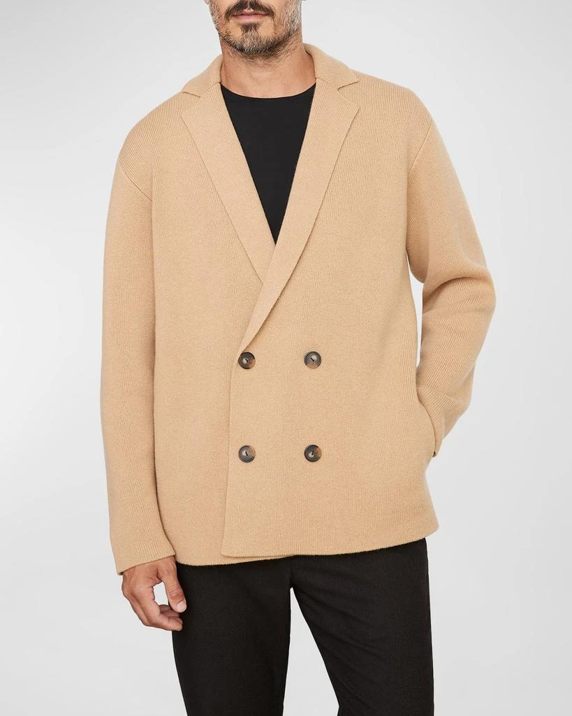 商品Vince|Men's Double-Breasted Wool Blazer,价格¥2718,第1张图片