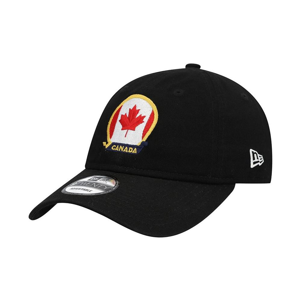 Men's Black Canada National Team Gold Cup Team 9TWENTY Adjustable Hat商品第2张图片规格展示