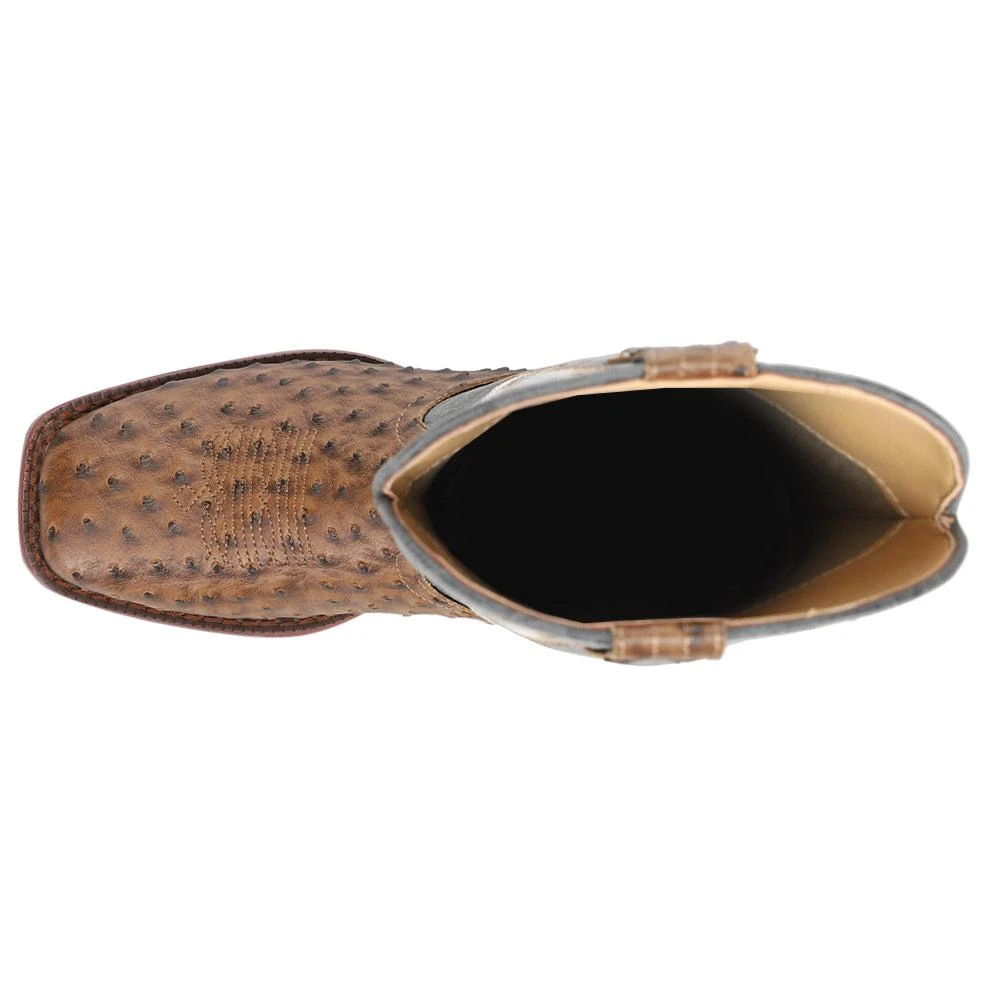 商品Roper|Henry Tooled-Inlay Squared Toe Cowboy Boots (Big Kid),价格¥378,第4张图片详细描述