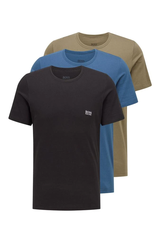 商品Hugo Boss|BOSS - 3-Pack Of Boxed Regular-Fit Cotton T-Shirts in Seasonal Colours 50325887 974,价格¥336,第1张图片