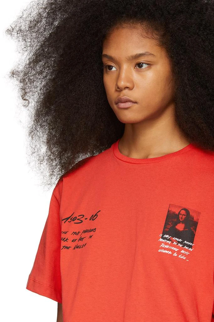 商品Off-White|Red Monalisa T-Shirt,价格¥1484,第4张图片详细描述