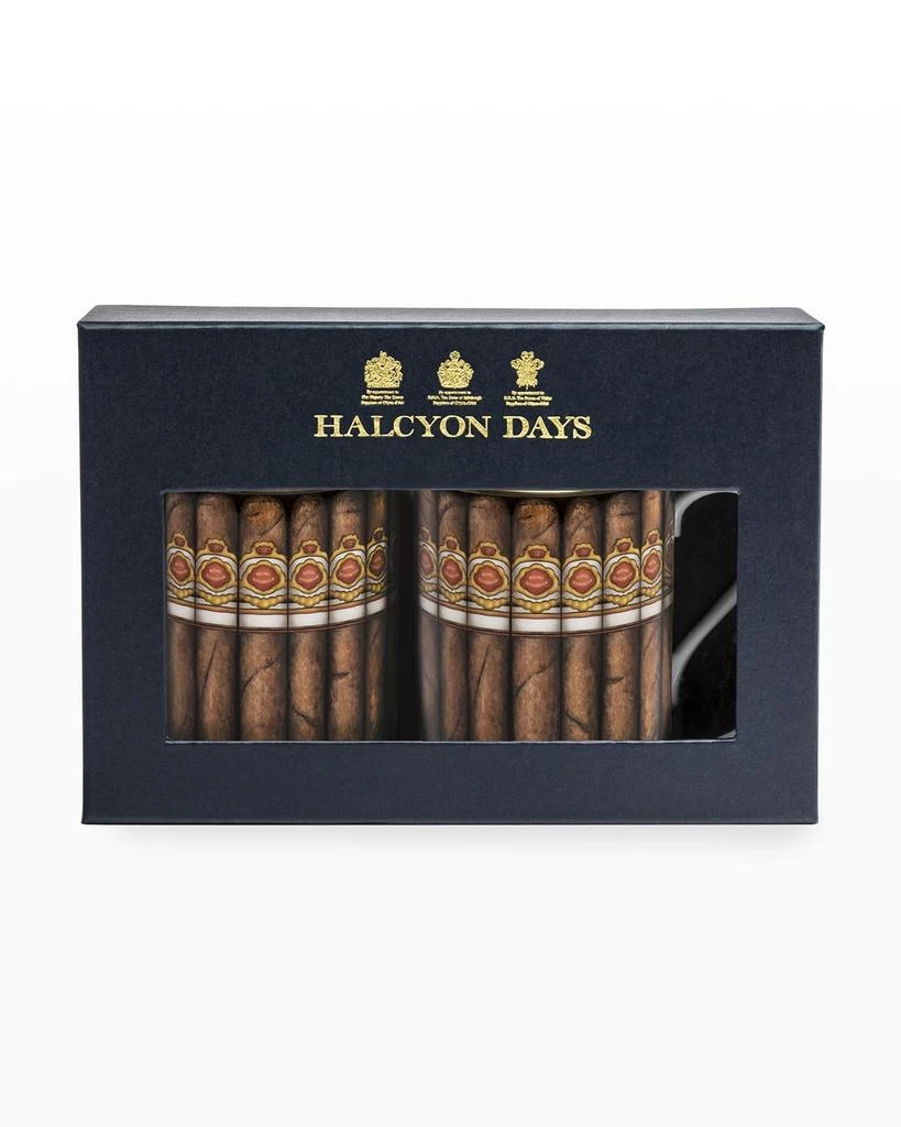 商品Halcyon Days|Cigars Mugs, Set of 2,价格¥774,第1张图片