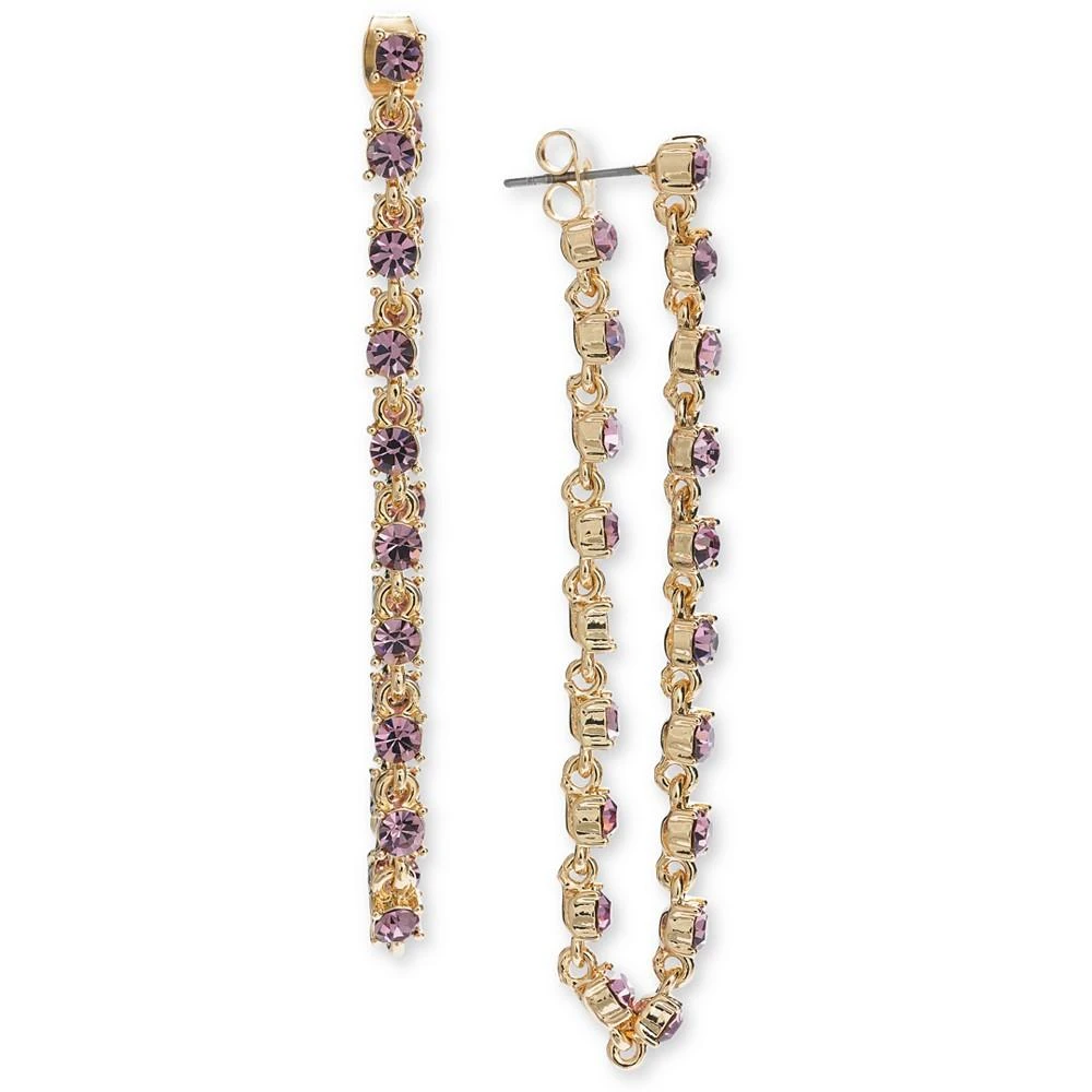 商品On 34th|Crystal Stone Chain Drop Earrings, Created for Macy's,价格¥44,第1张图片