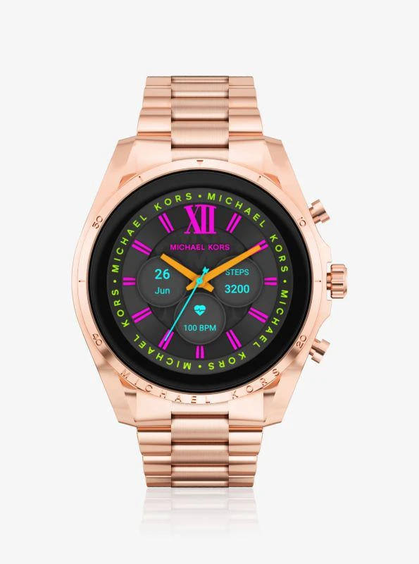 商品Michael Kors|Gen 6 Bradshaw Rose Gold-Tone Smartwatch,价格¥2625,第1张图片