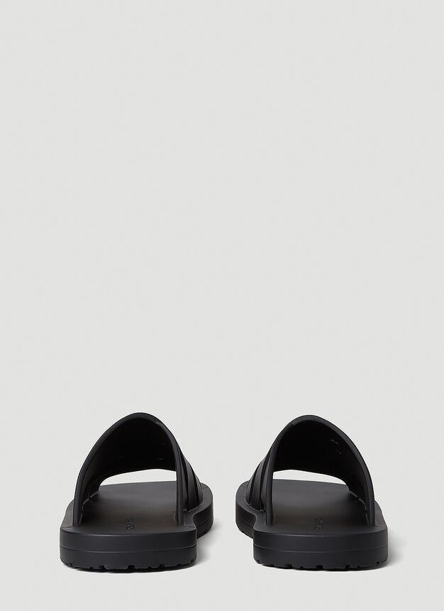 商品Bottega Veneta|Plat Sandals in Black,价格¥3651,第6张图片详细描述