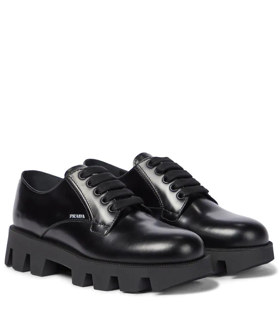 商品Prada|Leather Derby shoes,价格¥5130,第1张图片