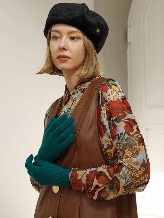 Mary Wool Knit Gloves_12color 商品