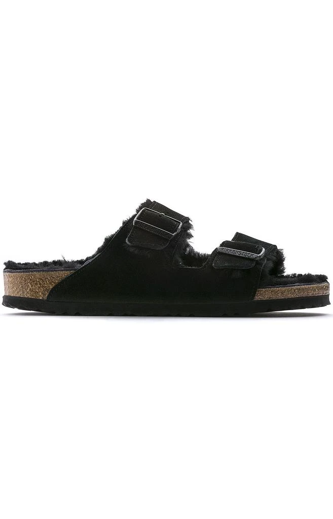 商品Birkenstock|(75266) Arizona Shearling Sandals - Black,价格¥578,第3张图片详细描述