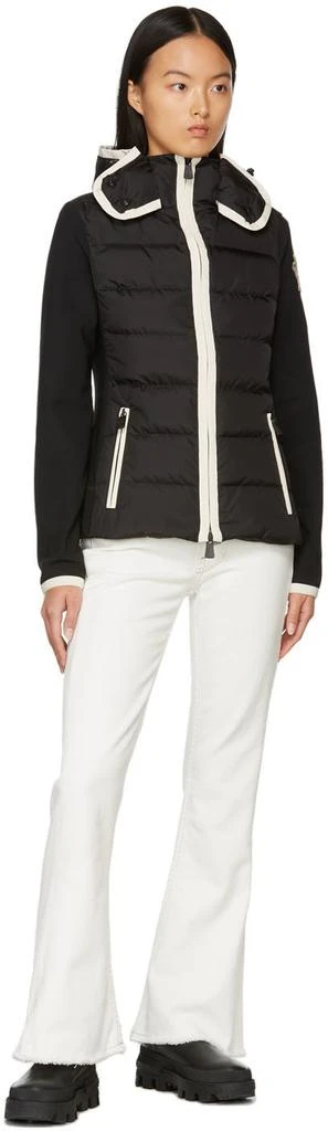 商品Moncler|Black Down Cardigan Jacket,价格¥10750,第4张图片详细描述