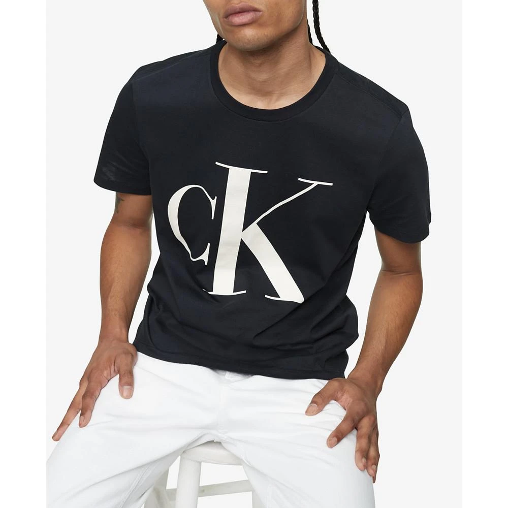 商品Calvin Klein|Men's Monogram Logo Graphic T-Shirt,价格¥116,第3张图片详细描述