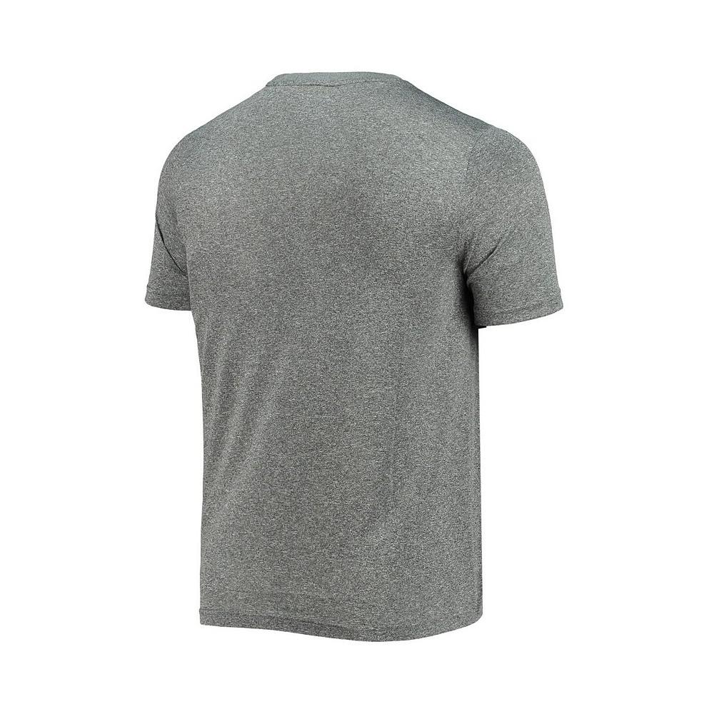 Men's Gray Alabama Crimson Tide Slash Stack T-shirt商品第4张图片规格展示
