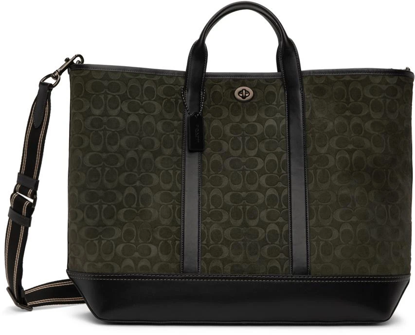 商品Coach|Green Toby Tote,价格¥3008,第1张图片