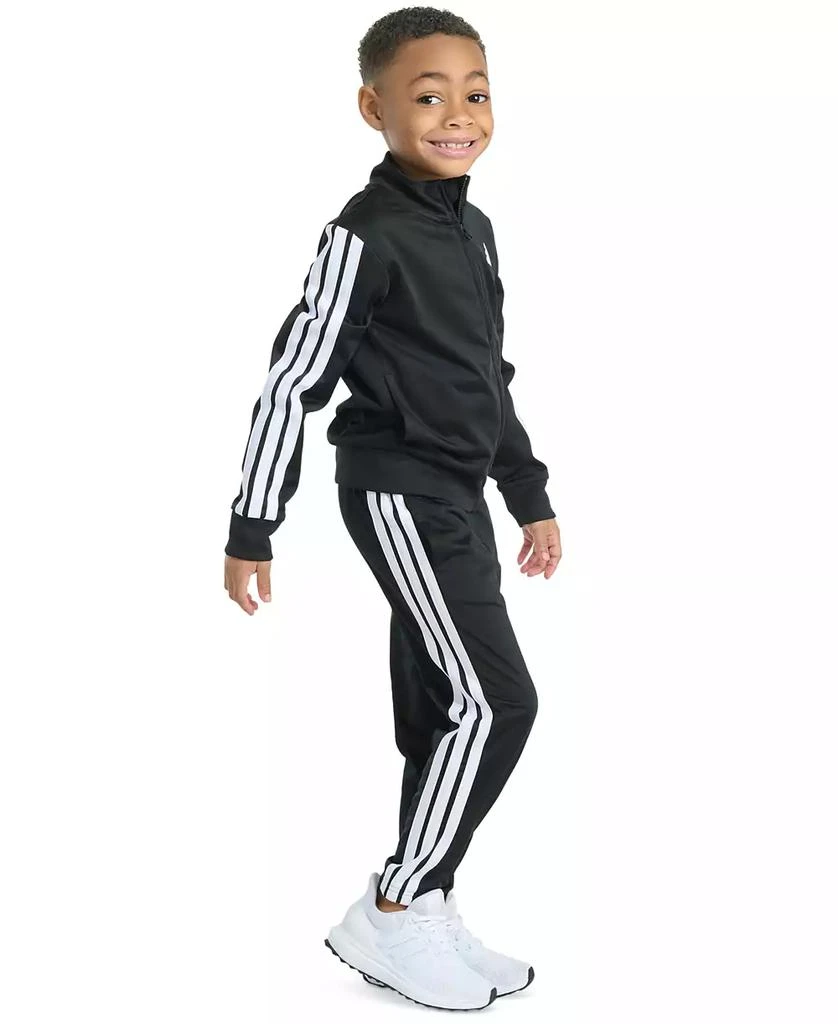 商品Adidas|Toddler & Little Boys Tricot Long-Sleeve Essential 3-Stripe Track Jacket & Pants, 2 Piece Set,价格¥287,第3张图片详细描述