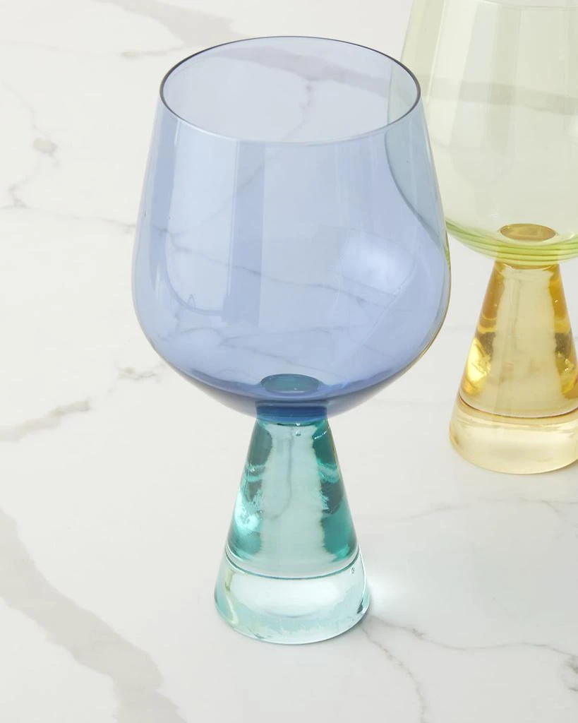 商品Neiman Marcus|Two-Tone Multicolor Wine Glasses, Set of 6,价格¥892,第2张图片详细描述