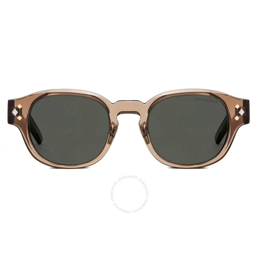 商品Dior|CD DIAMOND R2F Brown Oval Men's Sunglasses DM40117F 45E 51,价格¥2207,第2张图片详细描述