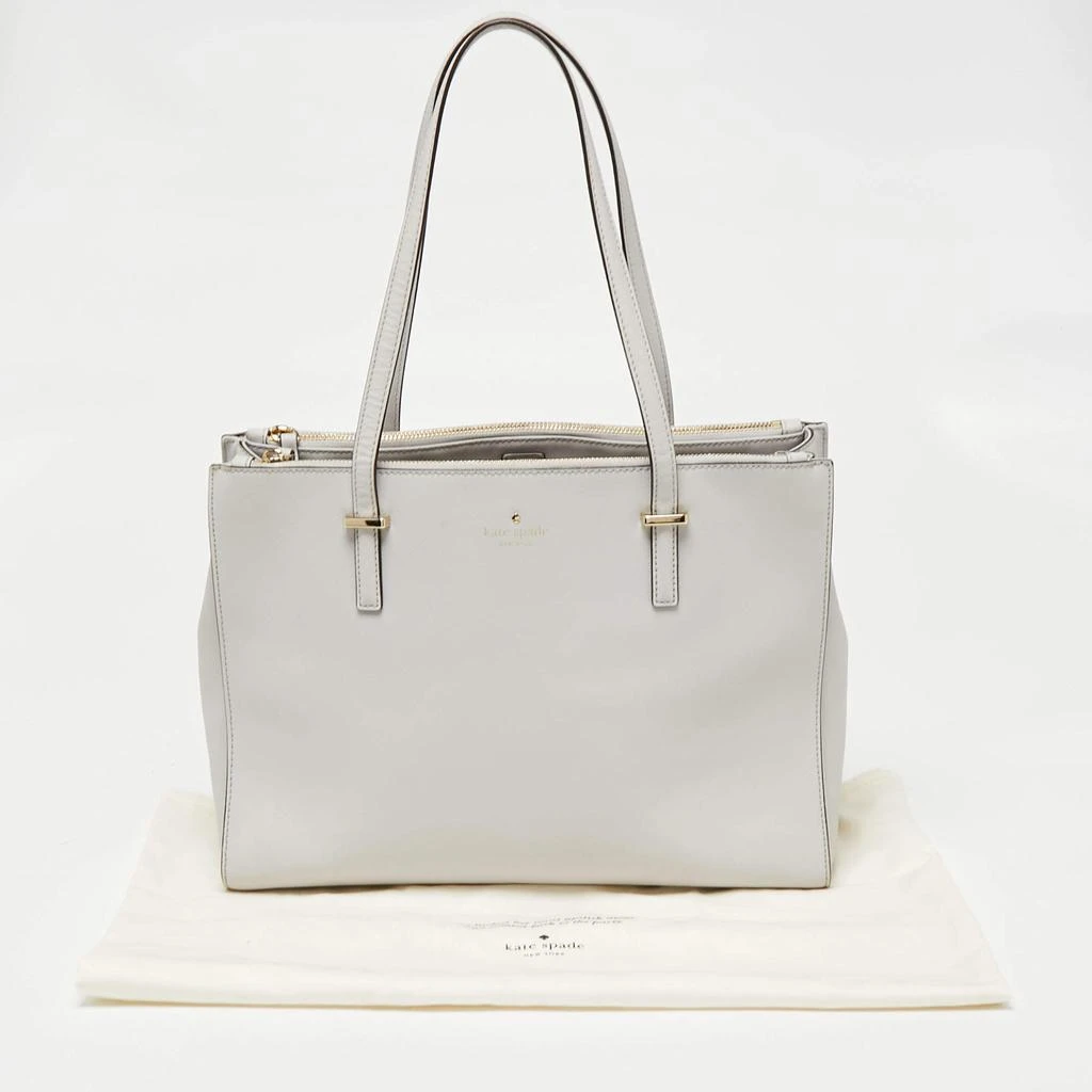 Kate Spade Grey Leather Cedar Street Jensen Tote 商品