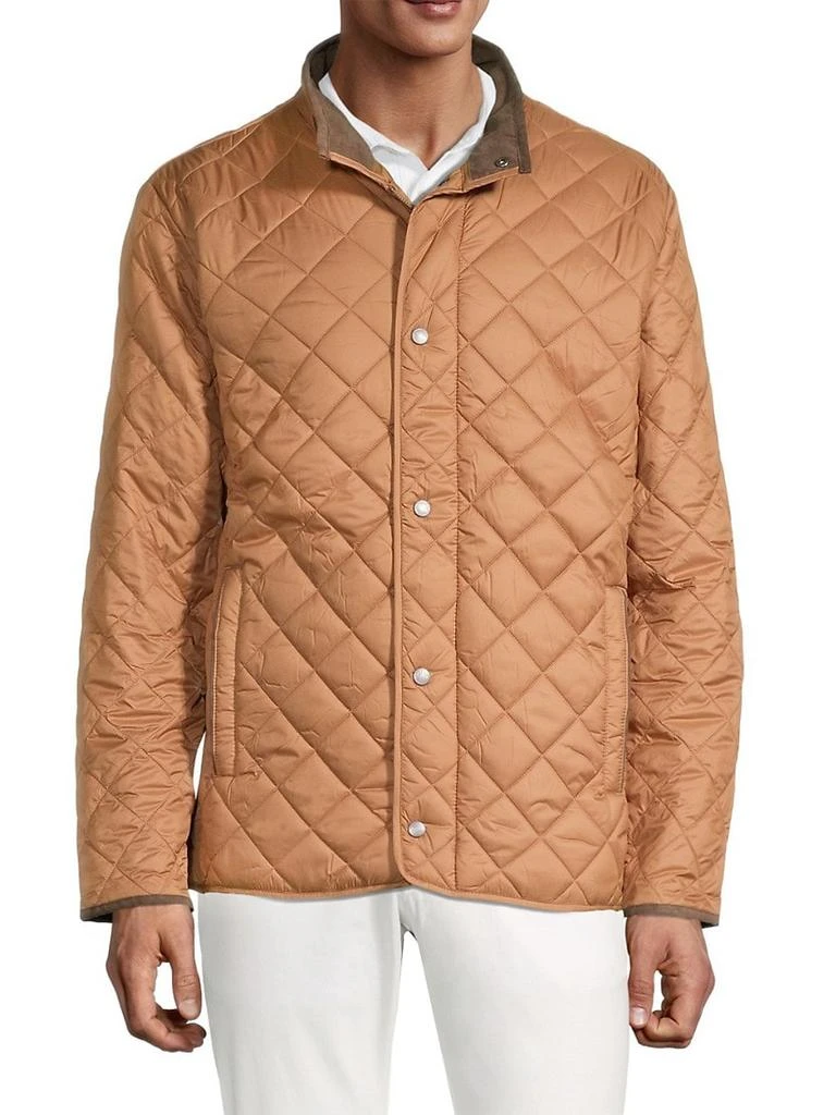 商品Peter Millar|Suffolk Quilted Travel Coat,价格¥1206,第3张图片详细描述