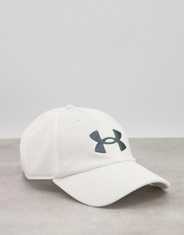 商品Under Armour|Under Armour Blitzing adjustable cap in white,价格¥99,第1张图片