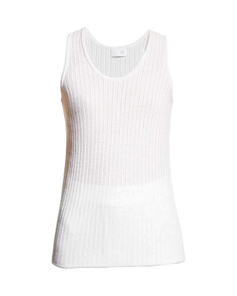 商品TSE Cashmere|Pique-Stitch Cashmere Razor-Back Tank,价格¥472,第2张图片详细描述