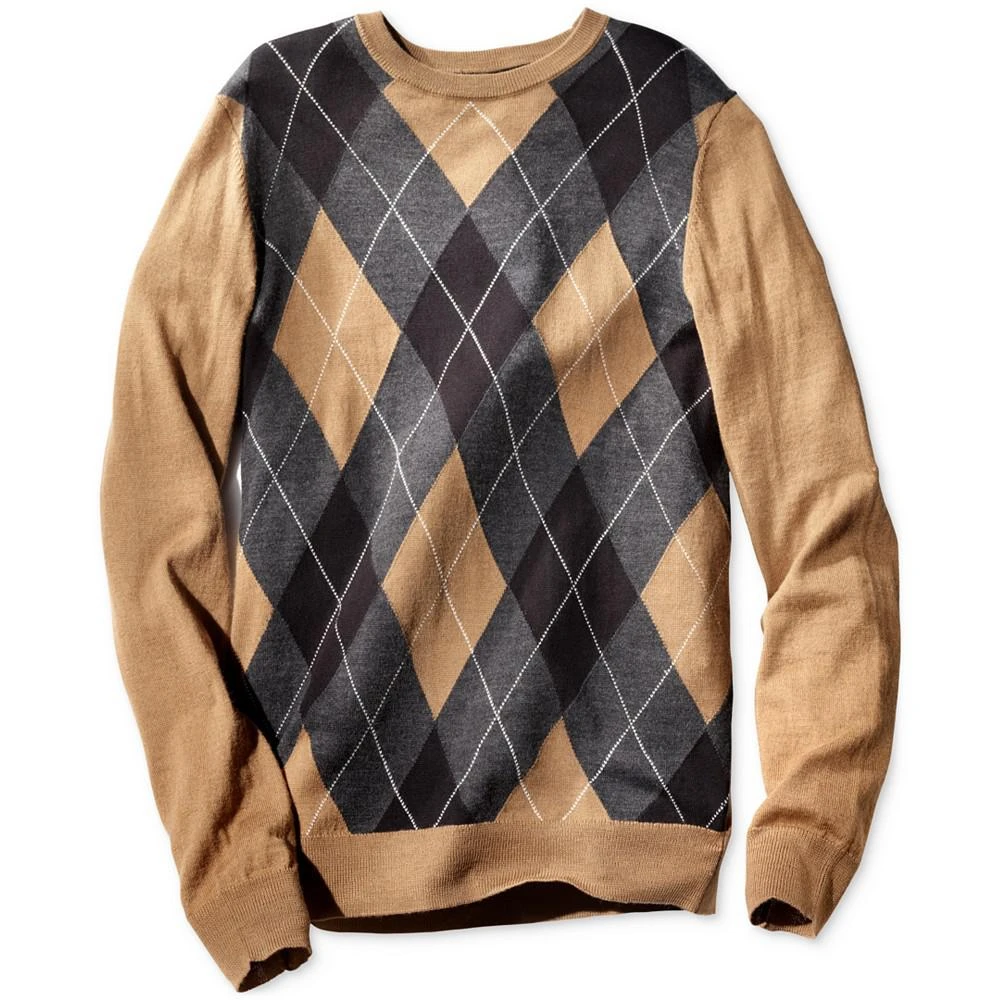 商品Club Room|Men's Merino Harvard Argyle Sweater, Created for Macy's,价格¥142,第4张图片详细描述