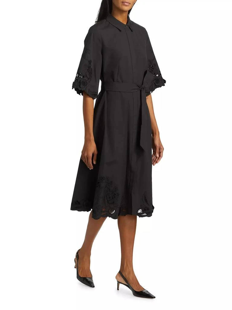商品Kobi Halperin|Monty Cotton Poplin Tie-Waist Midi-Shirtdress,价格¥4447,第4张图片详细描述
