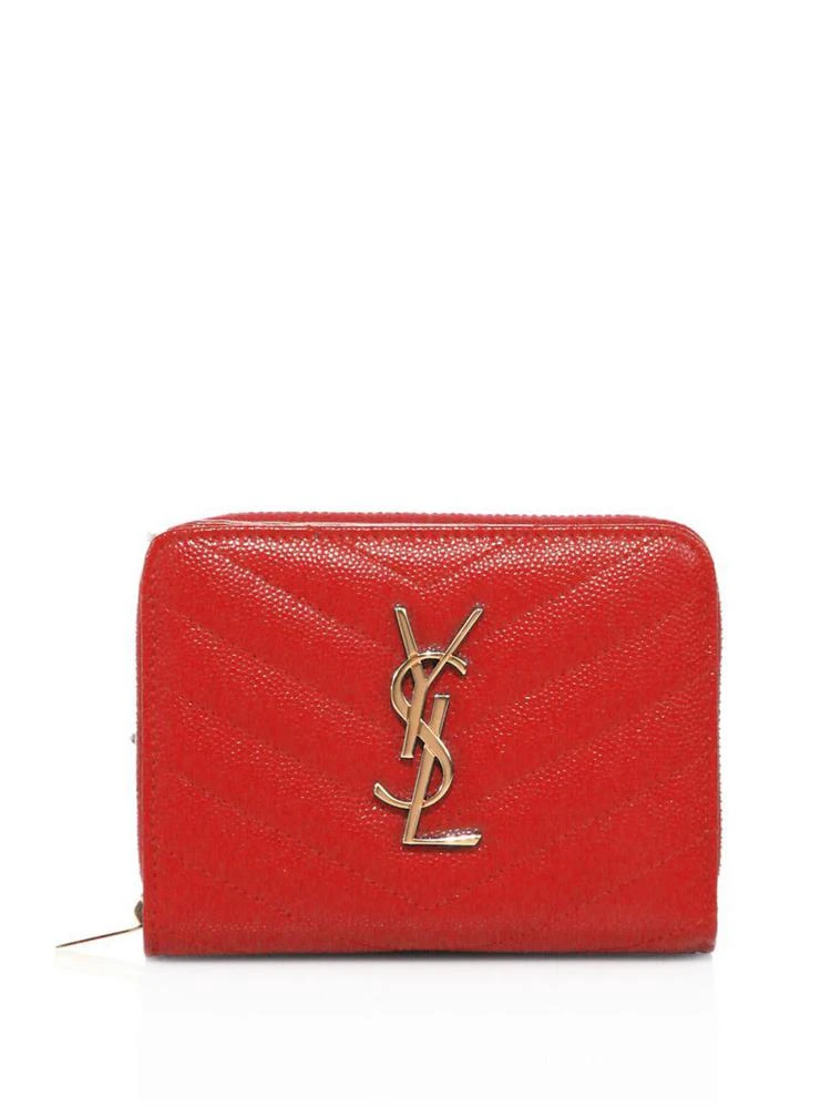 商品Yves Saint Laurent|Monogram Compact 拉链钱包,价格¥4682,第1张图片