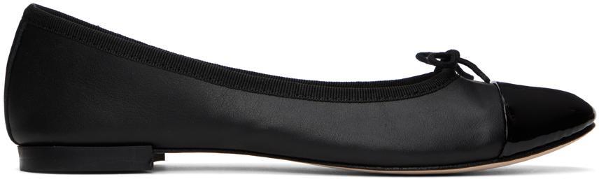 商品Repetto|Black Flora Ballerina Flats,价格¥2227,第1张图片