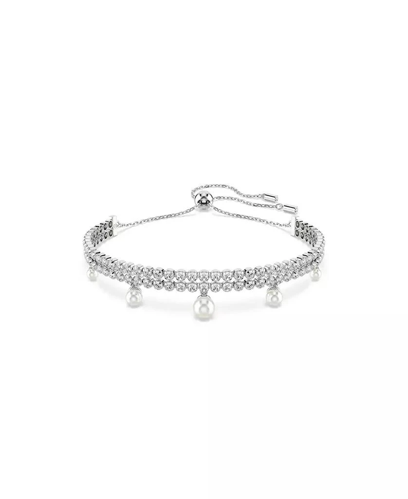 商品Swarovski|Ariana Grande x Round Cut White Rhodium Plated Bracelet,价格¥1401,第1张图片