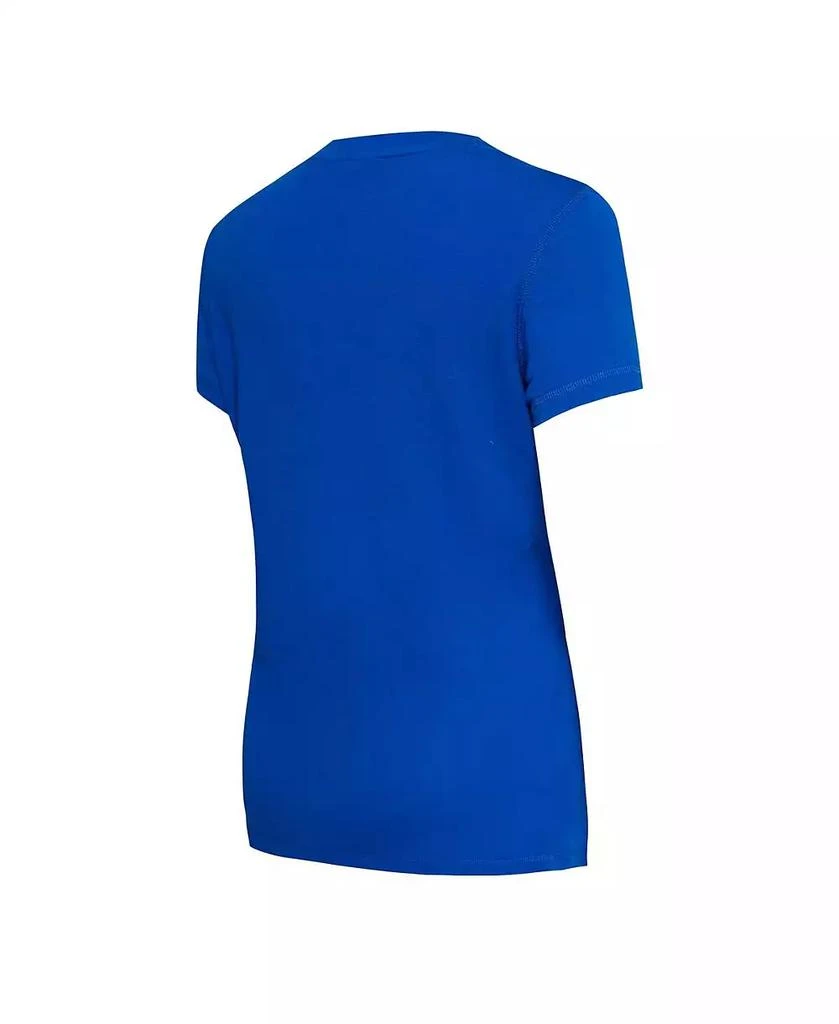 商品Concepts Sport|Women's Royal, Black Los Angeles Dodgers Arctic T-shirt and Flannel Pants Sleep Set,价格¥299,第2张图片详细描述