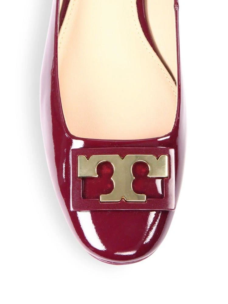 商品Tory Burch|Gigi Patent Leather Block Heel Pumps,价格¥835,第3张图片详细描述