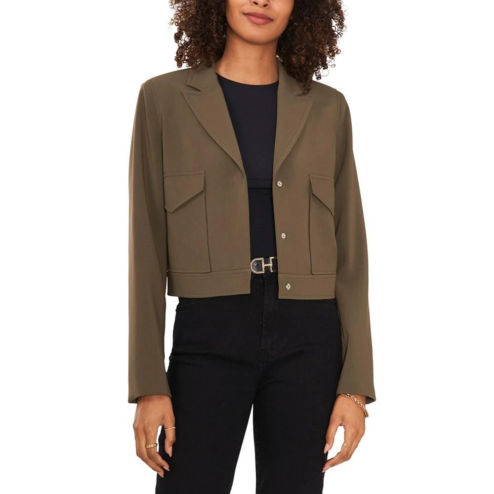 商品Vince Camuto|Women's Notched Collar Cropped Blazer,价格¥663,第1张图片