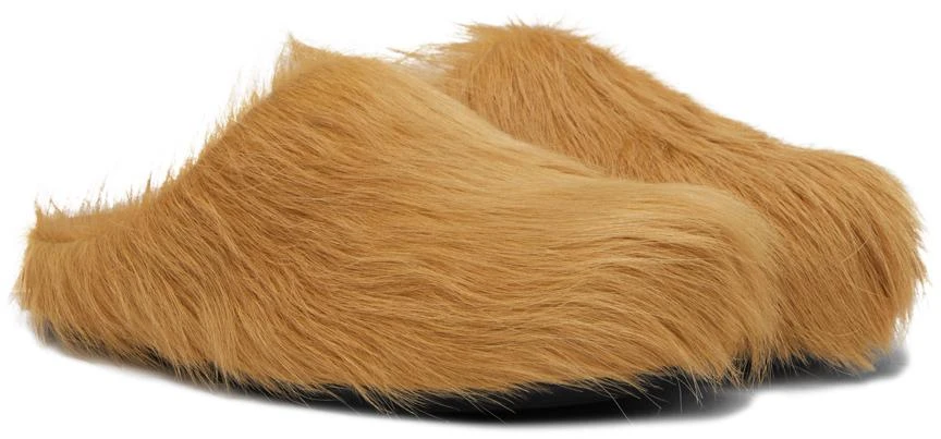 商品Marni|Beige Fussbett Sabot Loafers,价格¥6601,第4张图片详细描述