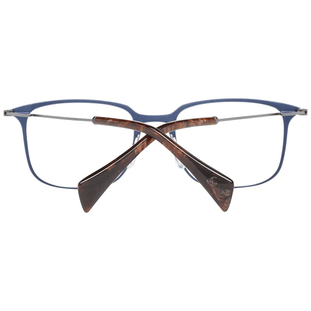 商品YOHJI YAMAMOTO|Yohji Yamamoto Blue  Optical Frames,价格¥616,第3张图片详细描述