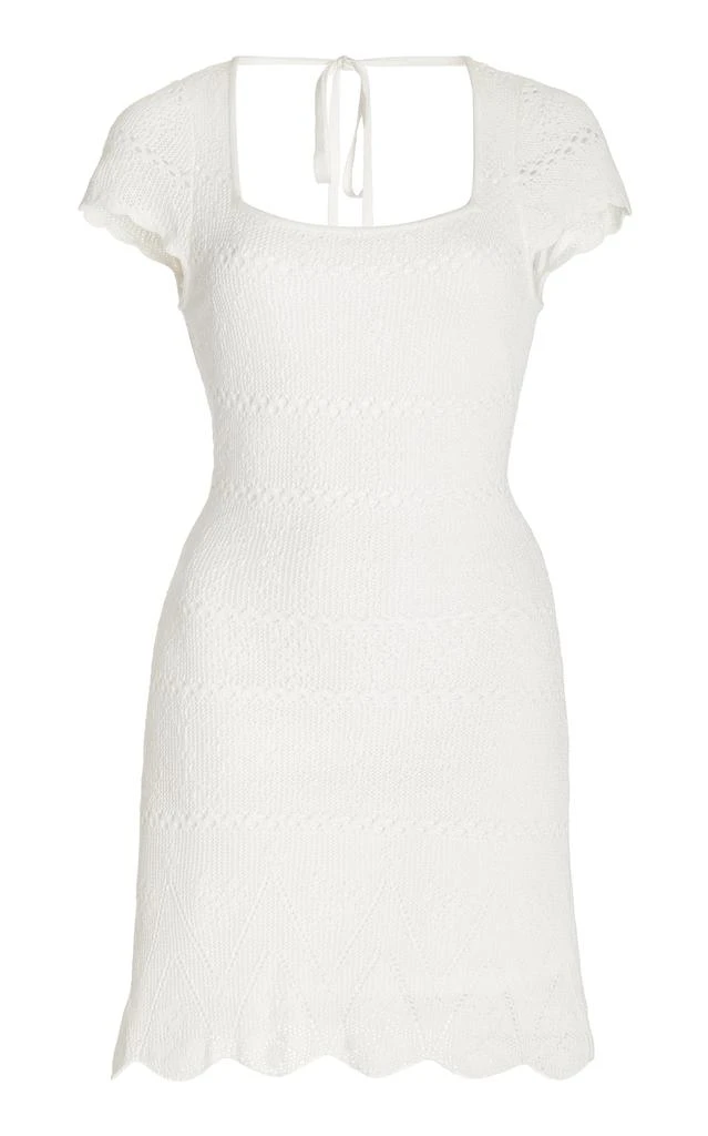 商品LOVESHACKFANCY|LoveShackFancy - Women's Elvirie Crocheted Mini Dress - White - L - Moda Operandi,价格¥798,第1张图片