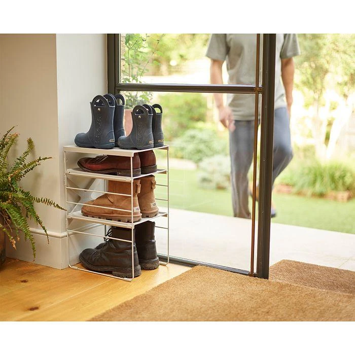 商品Joseph Joseph|Level Adjustable Shoe Rack, Stores 4 Pairs,价格¥179,第4张图片详细描述