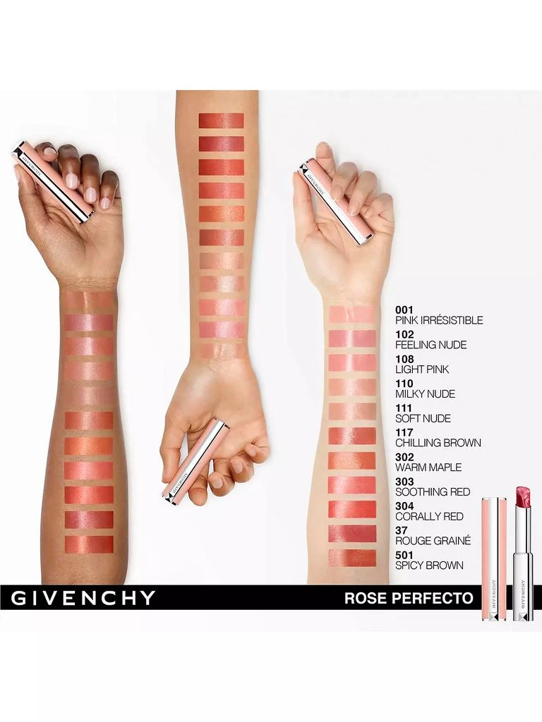 商品Givenchy|Rose Perfecto Plumping Lip Balm 24H Hydration,价格¥292,第5张图片详细描述