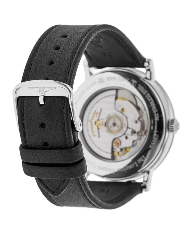 商品Longines|Longines Elegant Collection Silver Diamond Dial Leather Strap Women's Watch L4.911.4.77.2,价格¥10036,第4张图片详细描述