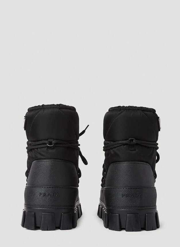 商品Prada|Logo Plaque Snow Boots in Black,价格¥13375,第4张图片详细描述