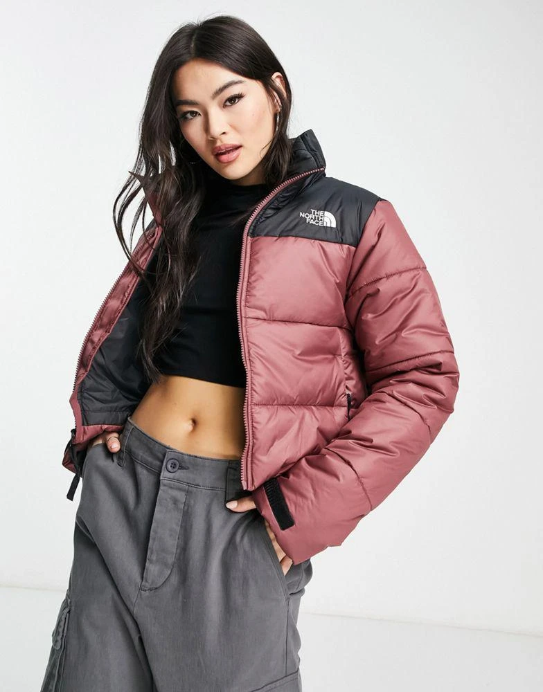 商品The North Face|北面 Saikuru 粉色短款羽绒服 ASOS 独家发售,价格¥1140,第1张图片