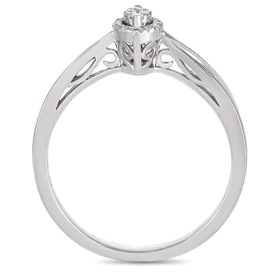 商品LB Exclusive|14K White Gold 0.10 ct Diamond Ring,价格¥2492,第2张图片详细描述