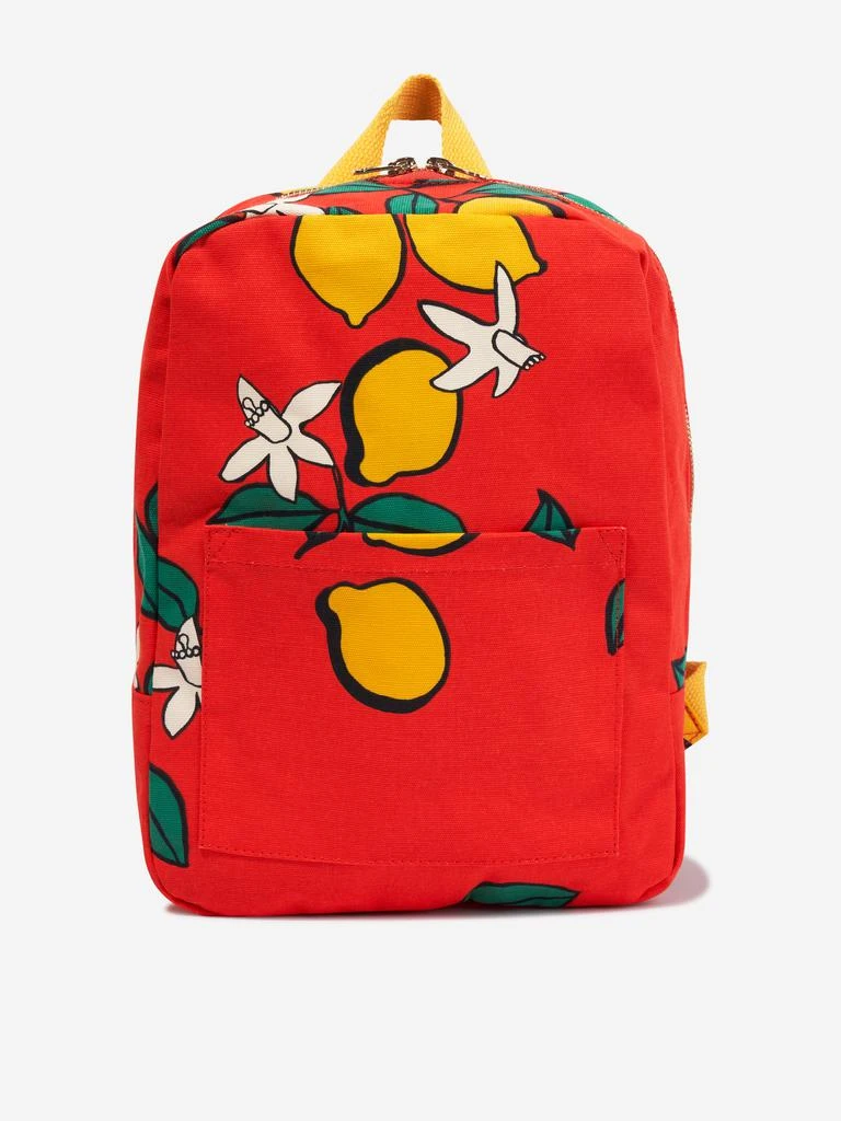 商品Mini Rodini|Girls Lemons Backpack in Red,价格¥320,第1张图片