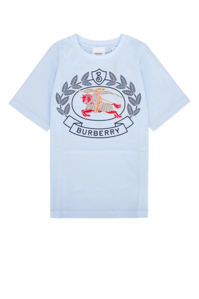 商品Burberry|Burberry Kids Equestrian Knight Print Crewneck T-Shirt,价格¥1282,第1张图片