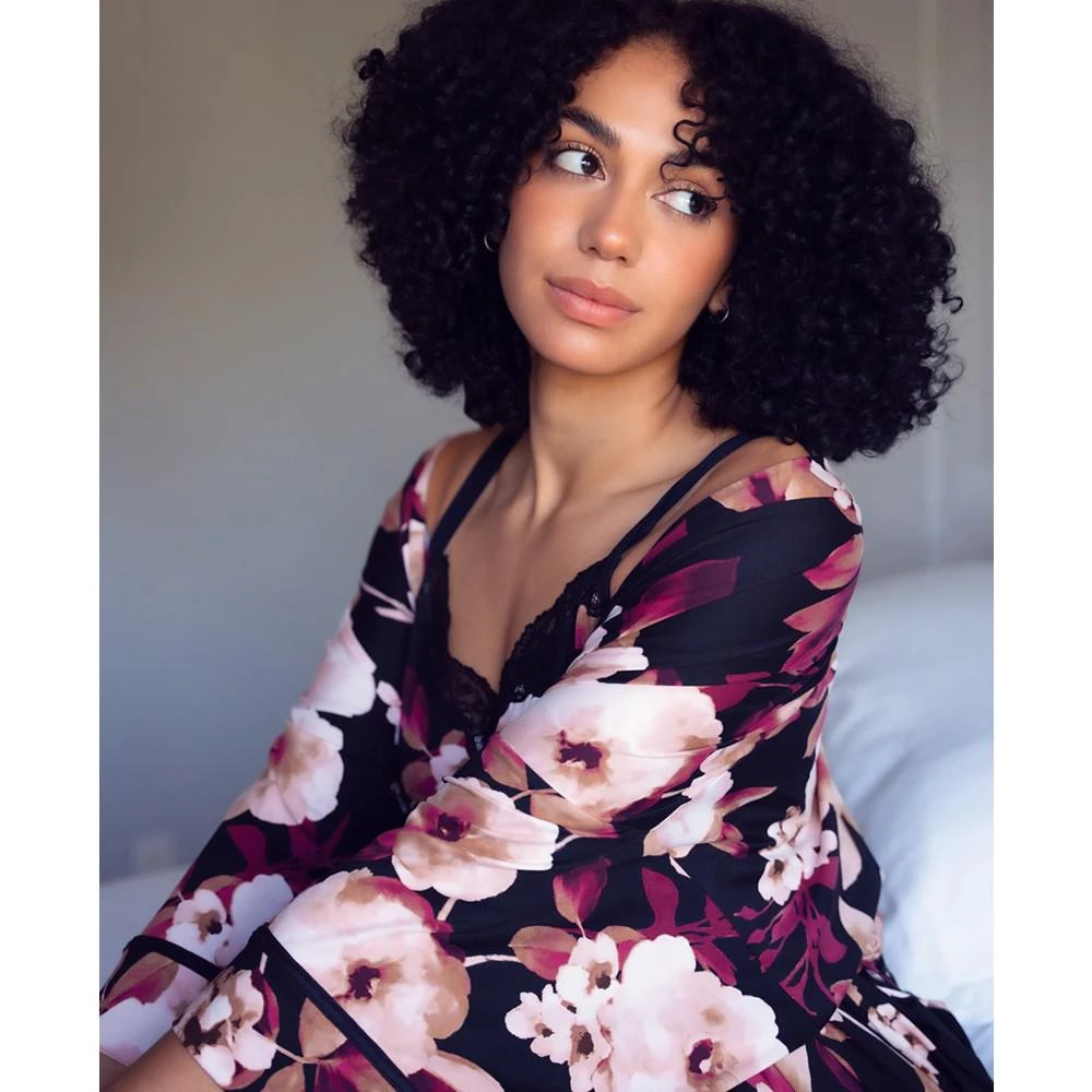 商品Linea Donatella|Women's Ariella Floral Wrap Robe,价格¥166,第5张图片详细描述